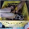 Image 2 : YELLOW CRATE OF INSULATORS