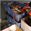 Image 3 : HAZARD LIGHTS, BLACK AND DECKER BLOWER, AND ELECTRIC CHAINSAW AND IRON PIPE FITTINGS