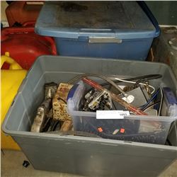 2 LARGE TOTES OF TOOLS AND ELECTRICAL