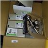 Image 2 : BOX OF BRUSHED METAL DOOR KNOBS