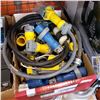 Image 2 : TRAY OF INDUSTRIAL POWER CORDS AND PLUGS