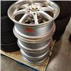 Image 1 : SET OF 4 ALUMINUM RIMS W/ DOUBLE BOLT PATTERN