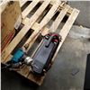 Image 1 : MAKITA DRILL W/ MIXING BIT AND 1/5HP COMPRESSOR