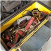 Image 2 : STANLEY TOTE OF TOOLS AND TOOL BOX W/ CAR MATS