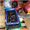 Image 2 : CRATE OF 3/4 x 2-1/2" BOLTS W/ NUTS AND WASHERS