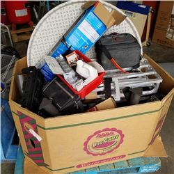 PALLET OF RETURNED GOODS, TOWER FAN, ITEMS