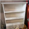 Image 2 : LOT OF WHITE SHELFS AND COAT RACK