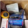 Image 2 : 2 BOXES OF OUTLETS, TIRE COVERS, AND ELECTRICAL