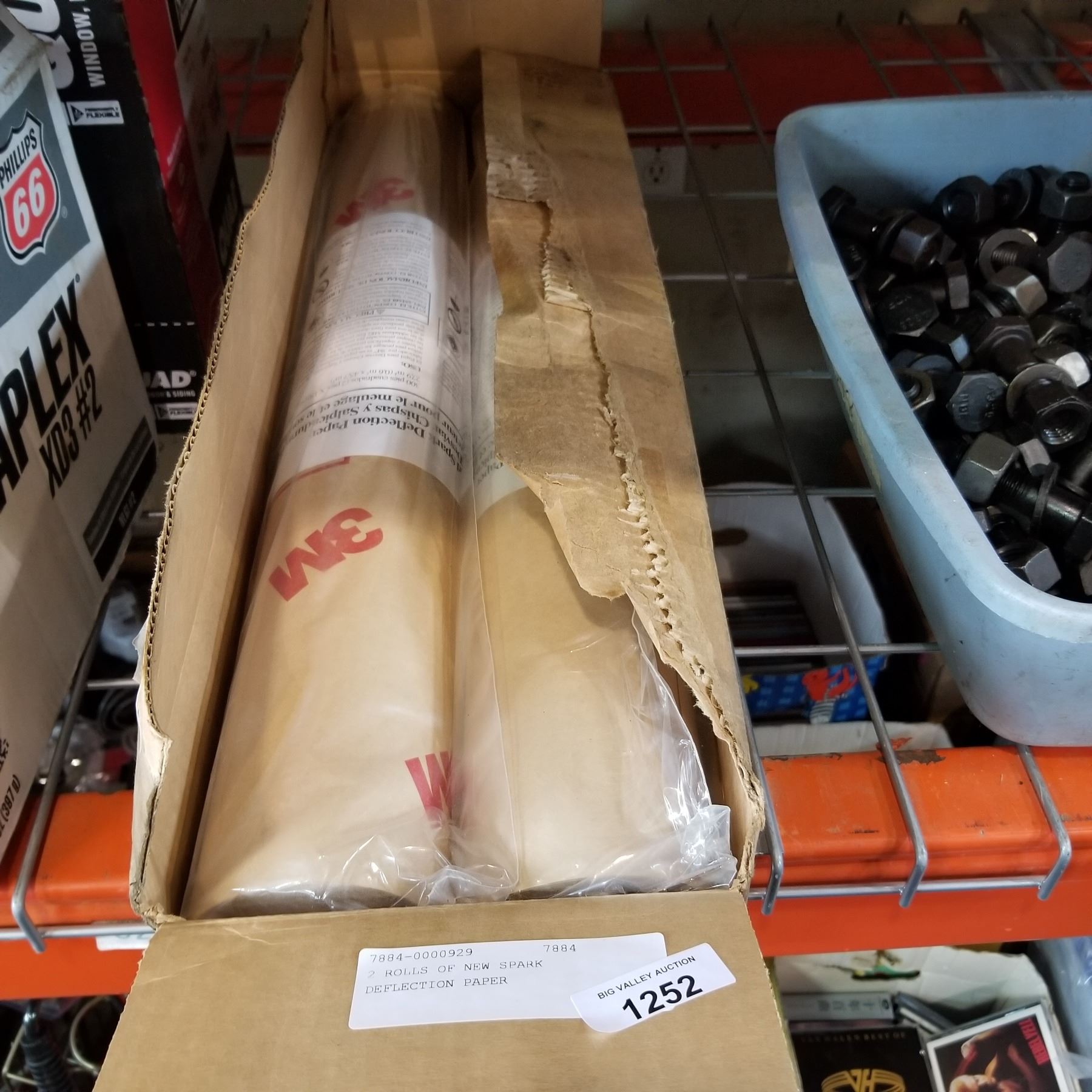 2 ROLLS OF NEW SPARK DEFLECTION PAPER
