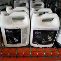 FOUR 4 LITER JUGS OF MICRO 5-0-1 ADVANCED PLANT NUTRIENT FERTILIZER