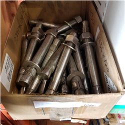 LOT OF LARGE CONCRETE ANCHORS 1 x 9"