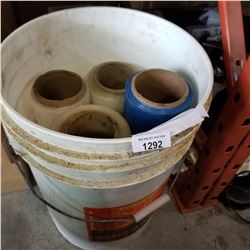 BUCKET OF SHRINK WRAP