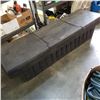 Image 1 : 6FT BLACK PLASTIC TRUCK STORAGE BOX