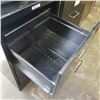 Image 2 : COMMANDER BLACK METAL 2 DRAWER FILING CABINET