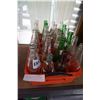 Image 1 : ORANGE POP CRATE W/ 24 VINTAGE POP BOTTLES