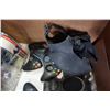 Image 4 : BELT BUCKLES, GAS MASK, CLOCK, XBOX CONTROLLERS, AND LUANGO FIGURE