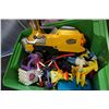 Image 6 : BIN OF TOYS, LEGO, COLLECTOR DOLL, AND ROBOT