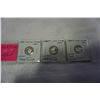 Image 2 : 3 USA SILVER COINS 1 GRAM OF .9999 PURE SILVER