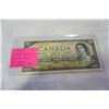 Image 1 : 1954 CANADIAN $20 BILL 1ST QUEEN ELIZABETH BILL