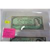 Image 2 : LAST 3 ISSUES CANADIAN $1 BILL 1954, 73, 67