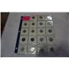 Image 1 : 19 CANADIAN NICKELS 1922-1967 WITH KING GEORGE V, KING GEORGE VI, QUEEN ELIZABETH II WITH TOMBACS