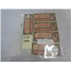 Image 1 : 5, 2 DOLLAR BILLS 1954