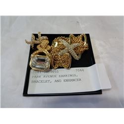 PARK AVENUE EARRINGS, BRACELET, AND ENHANCER