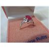 Image 4 : GENUINE RUBY RING W/ APPRAISEL