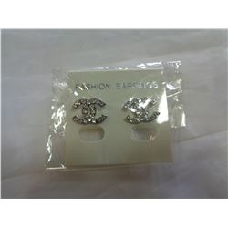 PAIR OF CC EARINGS