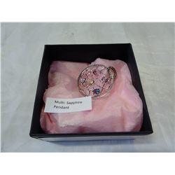 MULTI SAPHIRE PENDANT ENHANCER
