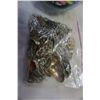 Image 4 : JAR OF COLLECTIBLE PINS AND BAG OF JEWELLRY