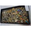 Image 2 : LARGE TRAY OF JEWELLRY AND THREE BANGLES