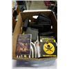 Image 1 : BOX OF DVDS IN CARRYING SOFT CASES AND BOX SET