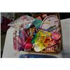 Image 3 : 2 TOTES AND BOX OF BARBIE FURNITURE AND ACCESSORIES
