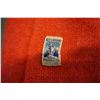 Image 2 : KENWOOD RED VINTAGE WOOL BLANKET