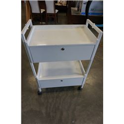 2 TIER 2 DRAWER ROLLING CART