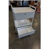 Image 4 : 2 TIER 2 DRAWER ROLLING CART