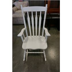 WHITE ROCKING CHAIR