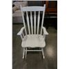 Image 1 : WHITE ROCKING CHAIR