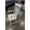 Image 2 : WHITE ROCKING CHAIR