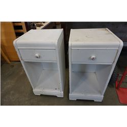 PAIR OF 1 DRAWER NIGHT STANDS