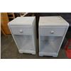 Image 1 : PAIR OF 1 DRAWER NIGHT STANDS