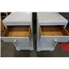 Image 5 : PAIR OF 1 DRAWER NIGHT STANDS