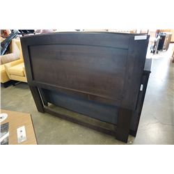 MODERN BROWN QUEEN/DOUBLE SIZE HEADBOARD