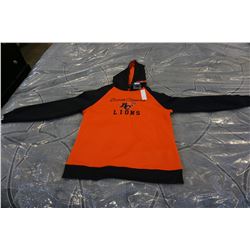 NEW BC LIONS SIZE MEDIUM PULL OVER SWEATER