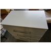 Image 2 : 4 DRAWER WHITE HIGBOY DRESSER