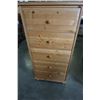 Image 1 : PINE 5 DRAWER HIGHBOY DRESSER