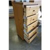 Image 2 : PINE 5 DRAWER HIGHBOY DRESSER