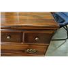 Image 3 : 5 DRAWER WALNUT HIGHBOY DRESSER