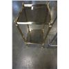 Image 2 : SQUARE BRASS PLANT STAND AND BAR STOOL